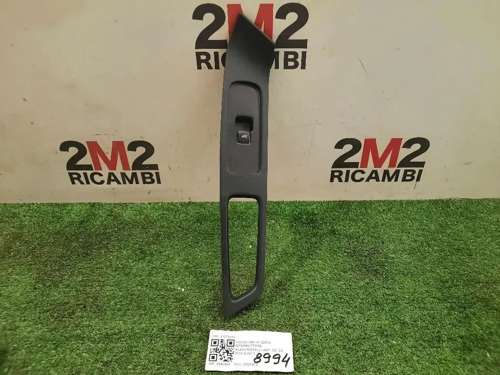 Interruttore Alzacristalli ANT DX 31272012 Volvo V60 I 2010