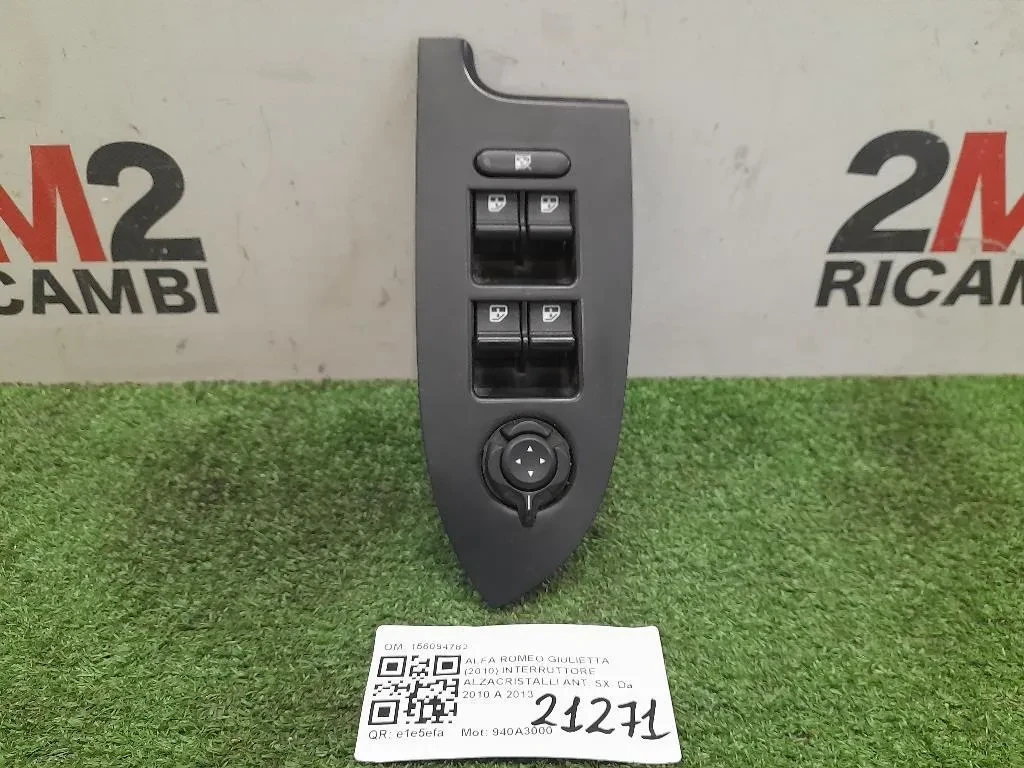 Interruttore Alzacristalli ANT SX 156094782 Alfa Romeo Giulietta 2010