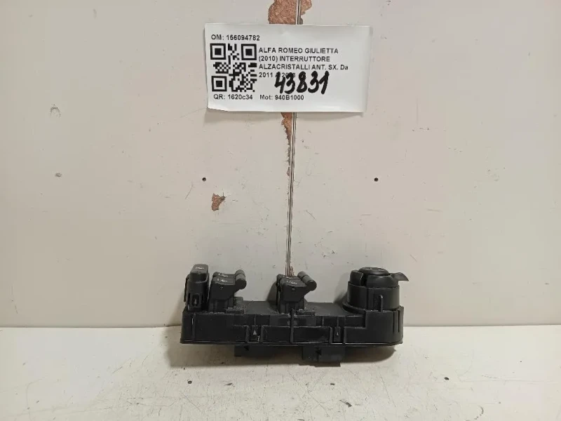 Interruttore Alzacristalli ANT SX 156094782 Alfa Romeo Giulietta 2010