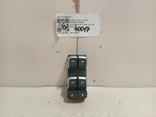 Interruttore Alzacristalli ANT SX 8V0 959 851 L Audi A3 8V1 2012