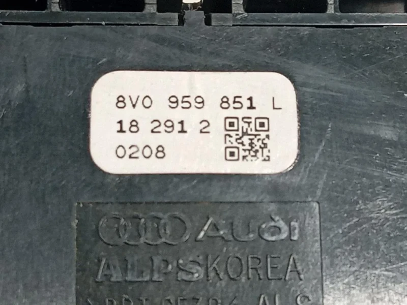Interruttore Alzacristalli ANT SX 8V0 959 851 L Audi A3 8V1 2012