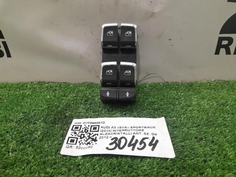 Interruttore Alzacristalli ANT SX 8V0959851D Audi A3 8VA Sportback 2012