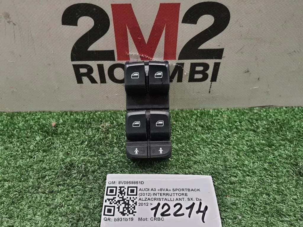 Interruttore Alzacristalli ANT SX 8V0959851D Audi A3 8VA Sportback 2012