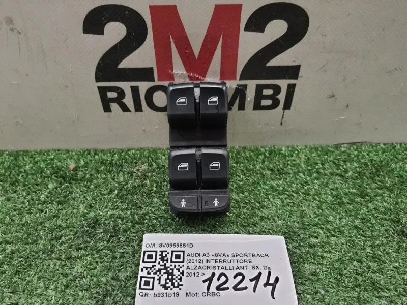 Interruttore Alzacristalli ANT SX 8V0959851D Audi A3 8VA Sportback 2012