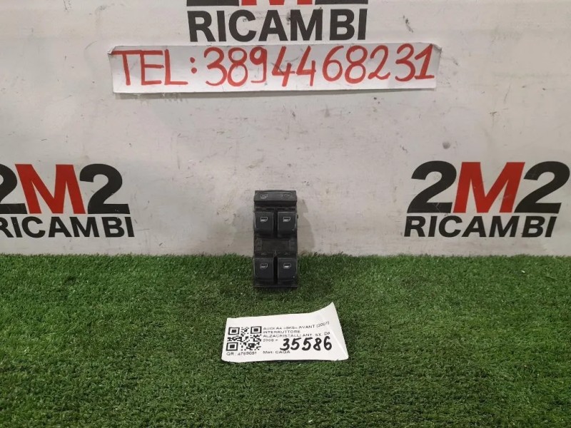 Interruttore Alzacristalli ANT SX 8K0959851DV10 Audi A4 8K5 Avant 2008