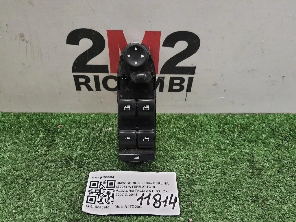 Interruttore Alzacristalli ANT SX 9155504 Bmw Serie 3 E90 Berlina 2005