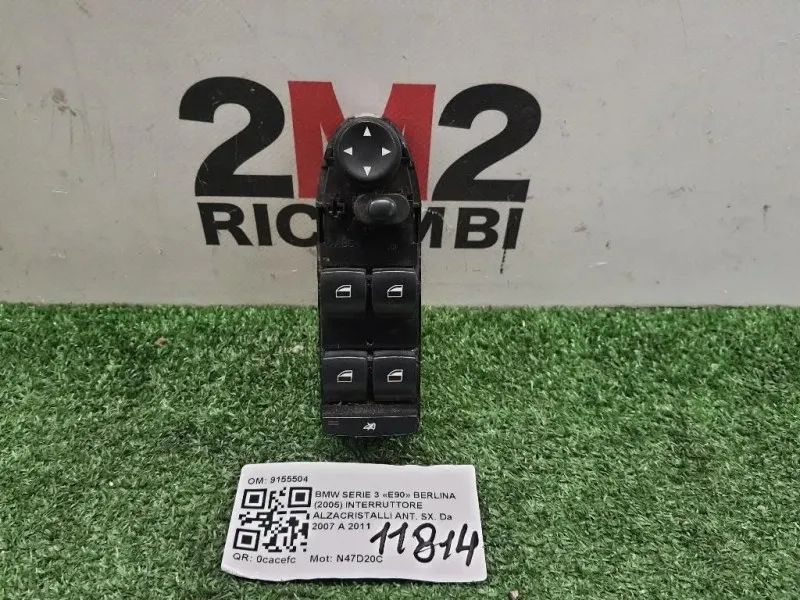 Interruttore Alzacristalli ANT SX 9155504 Bmw Serie 3 E90 Berlina 2005