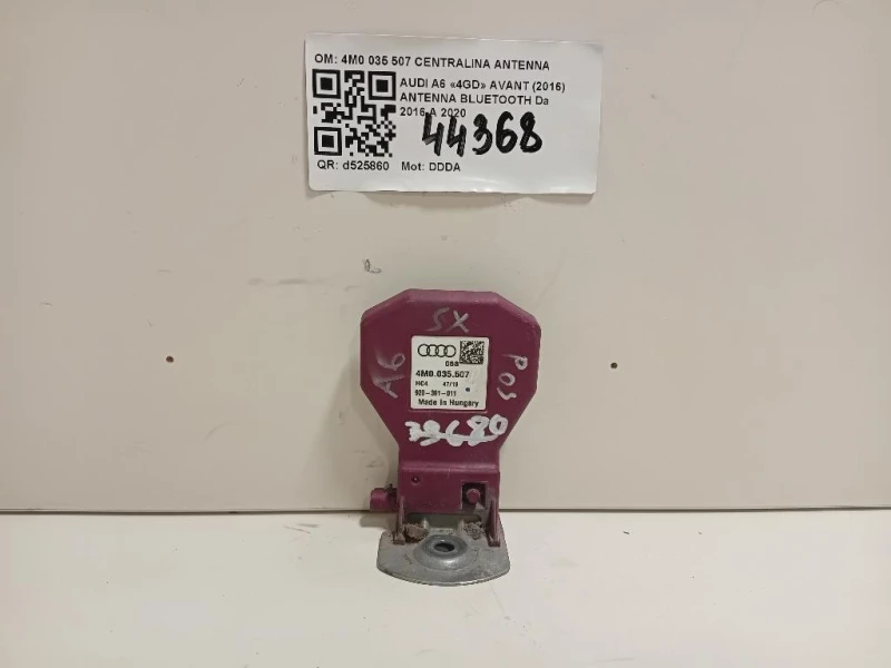 Antenna Bluetooth 4M0 035 507 CENTRALINA ANTENNA Audi A6 4GD Avant 2016