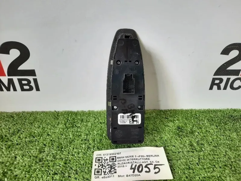 Interruttore Alzacristalli ANT SX 9362107-02 Bmw Serie 3 F30 Berlina 2015