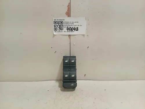 Interruttore Alzacristalli ANT SX 98148907ZD Citroen C3 III 2016