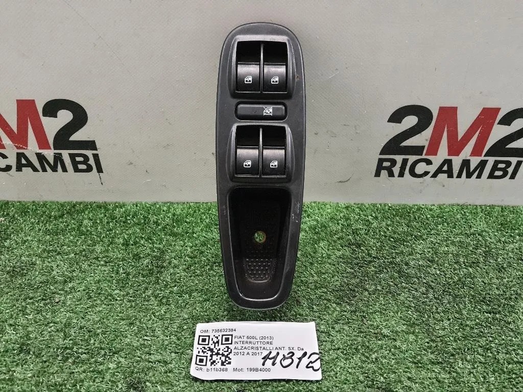 Interruttore Alzacristalli ANT SX 735600118C Fiat 500L 2013