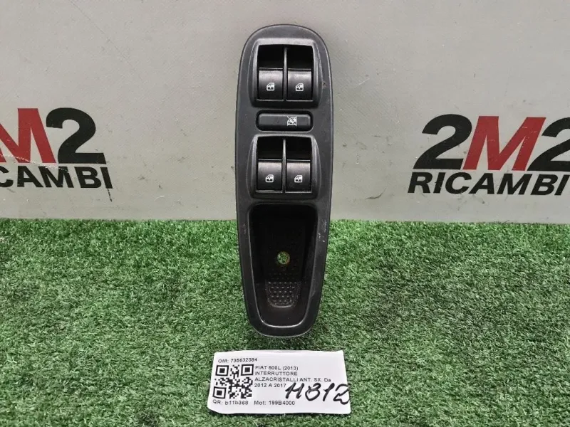 Interruttore Alzacristalli ANT SX 735600118C Fiat 500L 2013