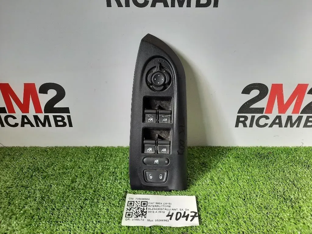 Interruttore Alzacristalli ANT SX 735633150 Fiat 500X 2015