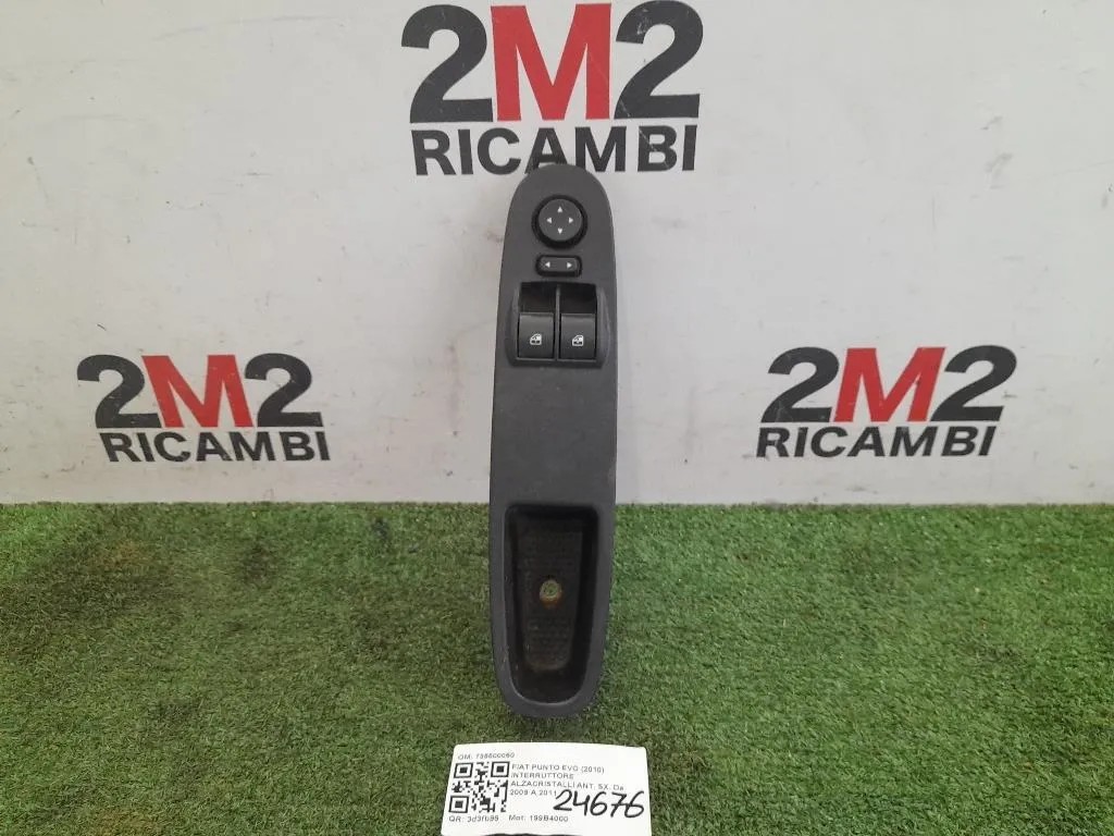 Interruttore Alzacristalli ANT SX 735500050 Fiat Punto EVO 2010