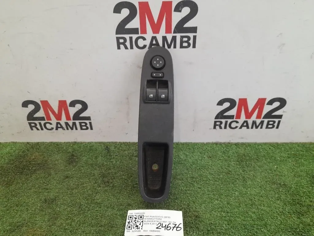 Interruttore Alzacristalli ANT SX 735500050 Fiat Punto EVO 2010
