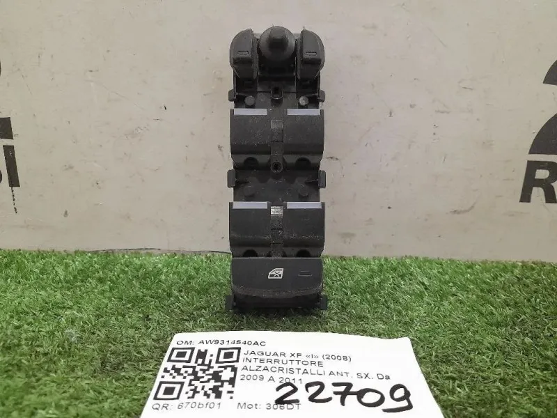 Interruttore Alzacristalli ANT SX AW9314540AC Jaguar XF I 2008