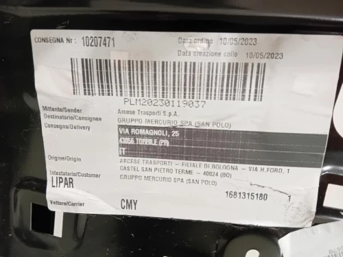 Parafango POST SX 9830556580 Citroen DS4 I 2016