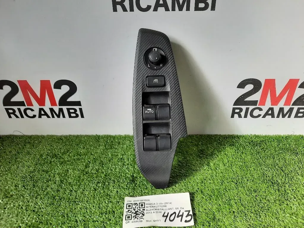 Interruttore Alzacristalli ANT SX BHR166350A Mazda 3 III 2014