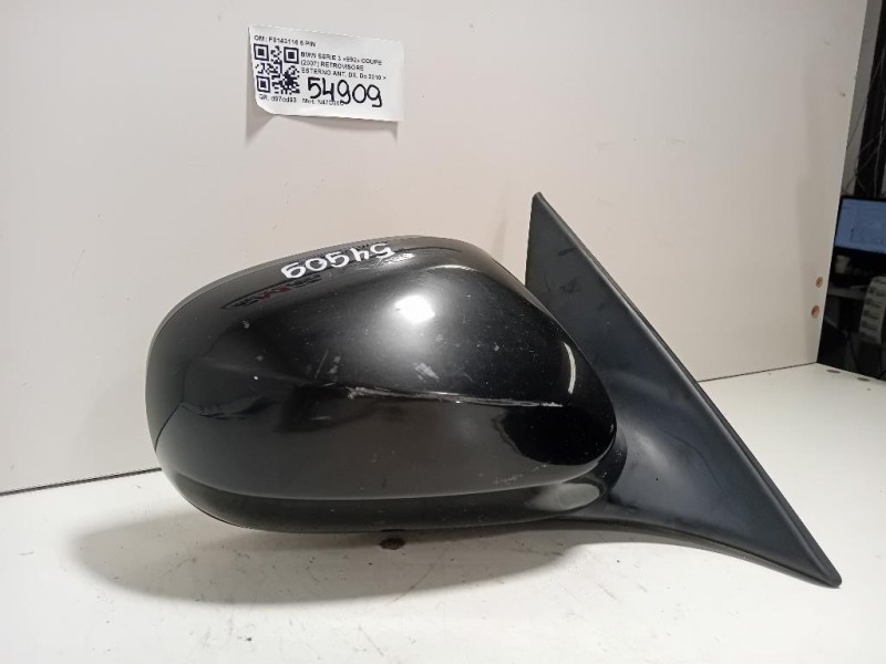 Retrovisore Esterno ANT DX F0143116 5 PIN Bmw Serie 3 E92 Coupe 2007