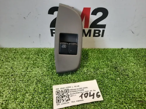 Interruttore Alzacristalli ANT SX 25401JX30A Nissan Nv200 2009
