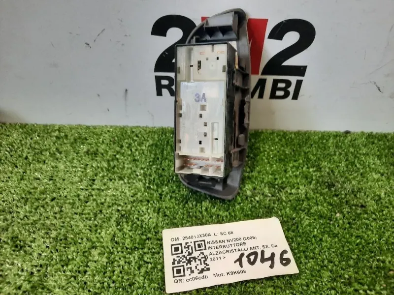 Interruttore Alzacristalli ANT SX 25401JX30A Nissan Nv200 2009