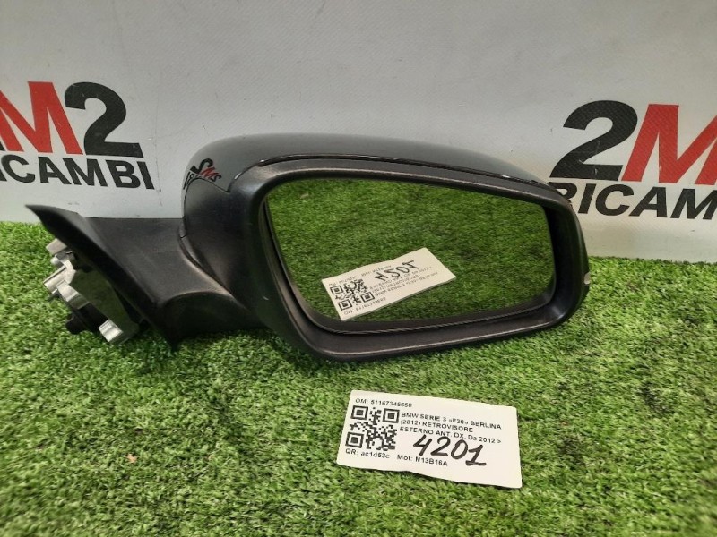 Retrovisore Esterno ANT DX 51167345658 Bmw Serie 3 F30 Berlina 2012