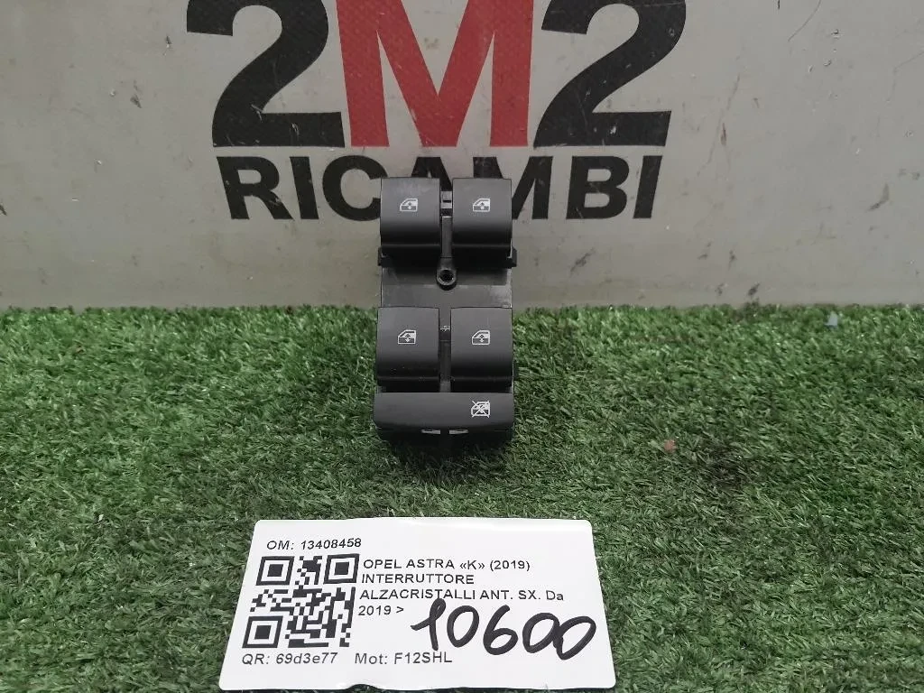 Interruttore Alzacristalli ANT SX 13408458 Opel Astra K 2019