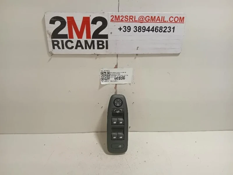 Interruttore Alzacristalli ANT SX 96749624 Peugeot 2008 I 2016