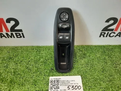 Interruttore Alzacristalli ANT SX 96758210ZD Peugeot 208 I 2012