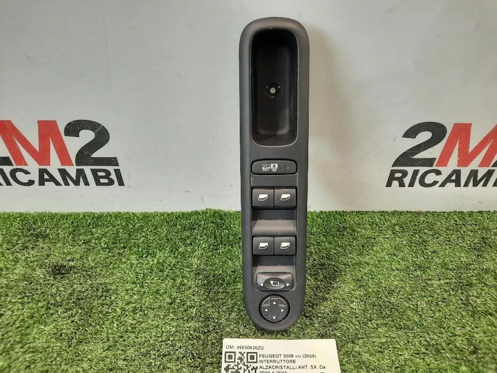 Interruttore Alzacristalli ANT SX 96650620ZD Peugeot 3008 I 2009