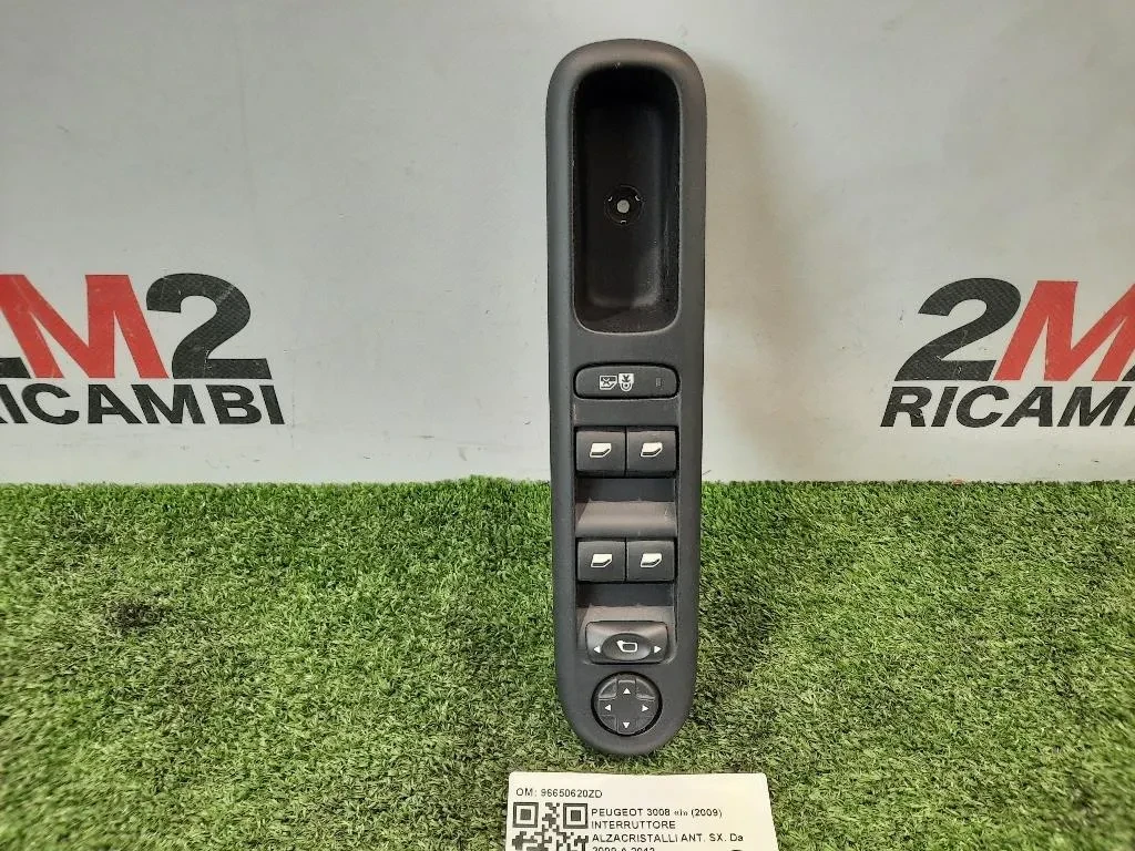 Interruttore Alzacristalli ANT SX 96650620ZD Peugeot 3008 I 2009