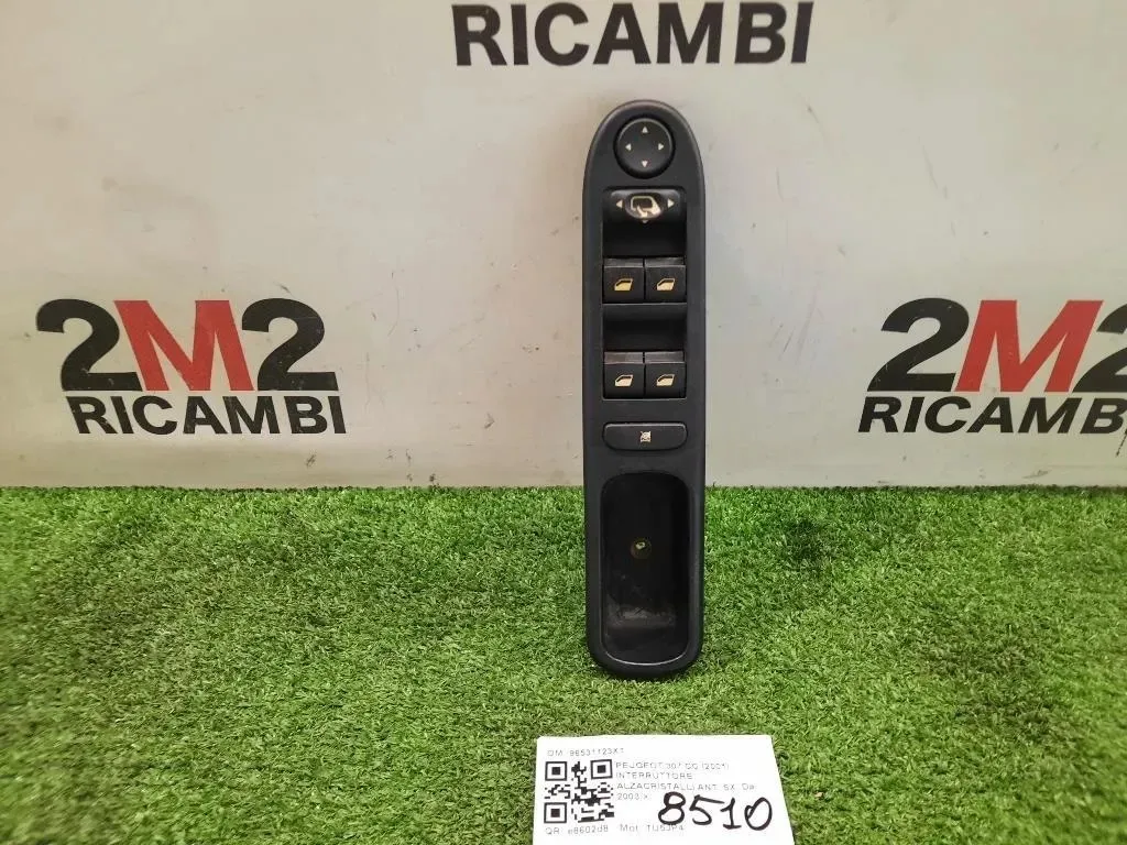 Interruttore Alzacristalli ANT SX 96531123XT Peugeot 307 CC 2001