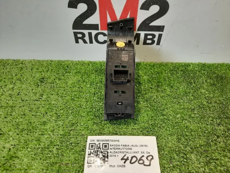 Interruttore Alzacristalli ANT SX 5E0959857AWHS Skoda Fabia NJ3 2018