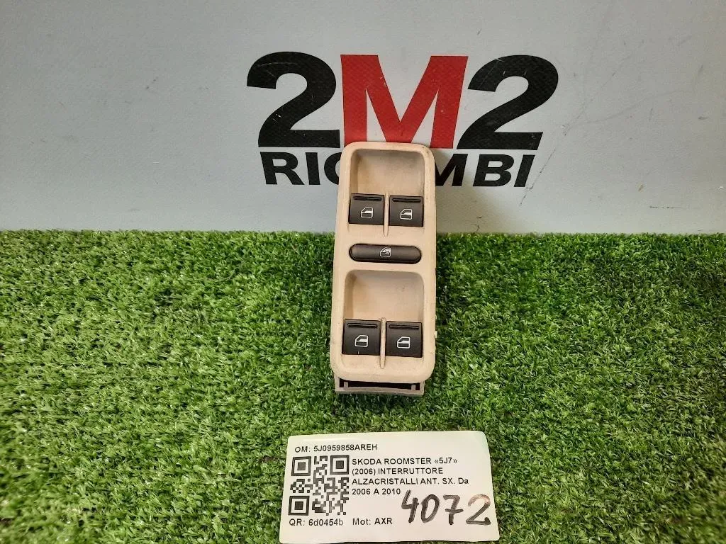 Interruttore Alzacristalli ANT SX 5J0959858AREH Skoda Roomster 5J7 2006