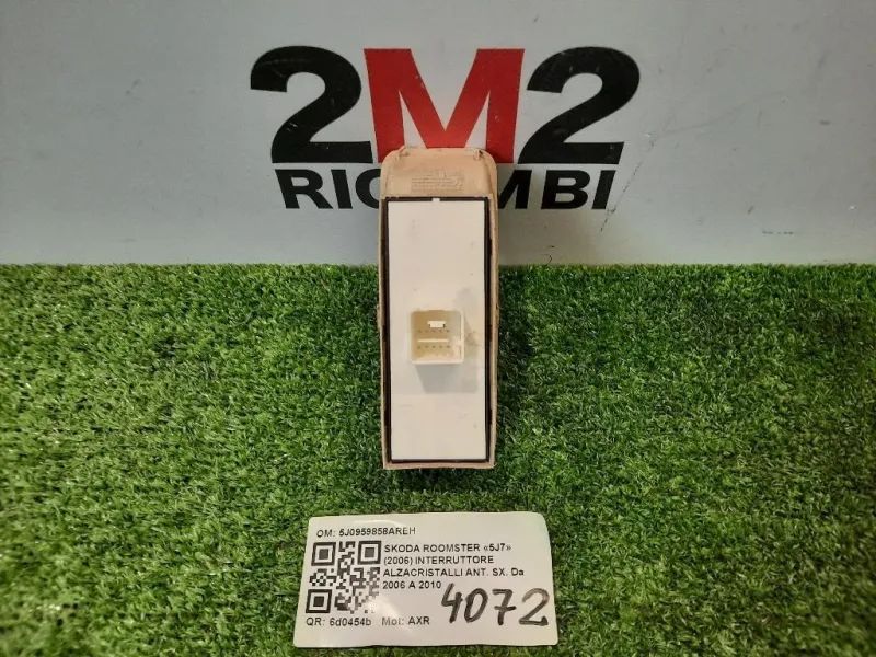 Interruttore Alzacristalli ANT SX 5J0959858AREH Skoda Roomster 5J7 2006
