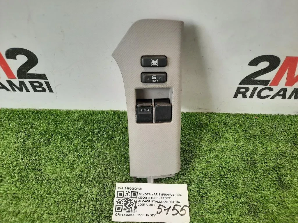 Interruttore Alzacristalli ANT SX 848200D100 Toyota Yaris France II 2006