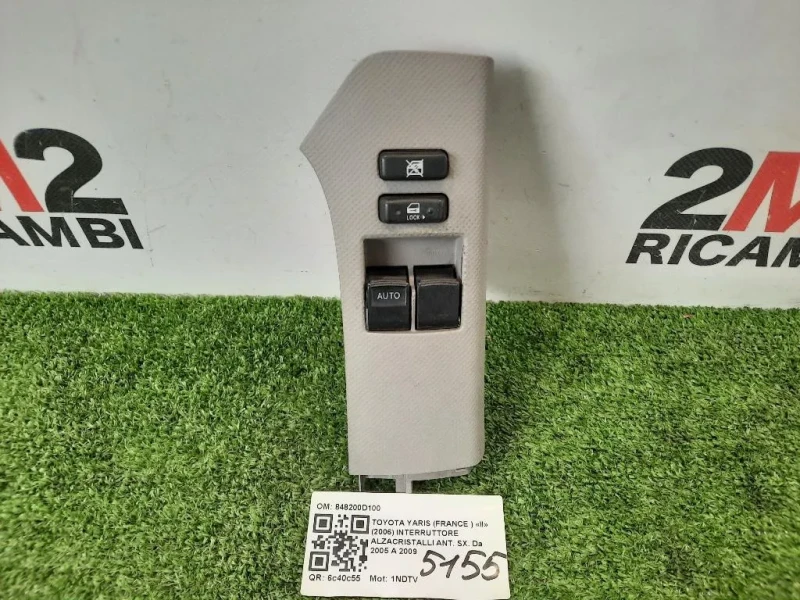 Interruttore Alzacristalli ANT SX 848200D100 Toyota Yaris France II 2006