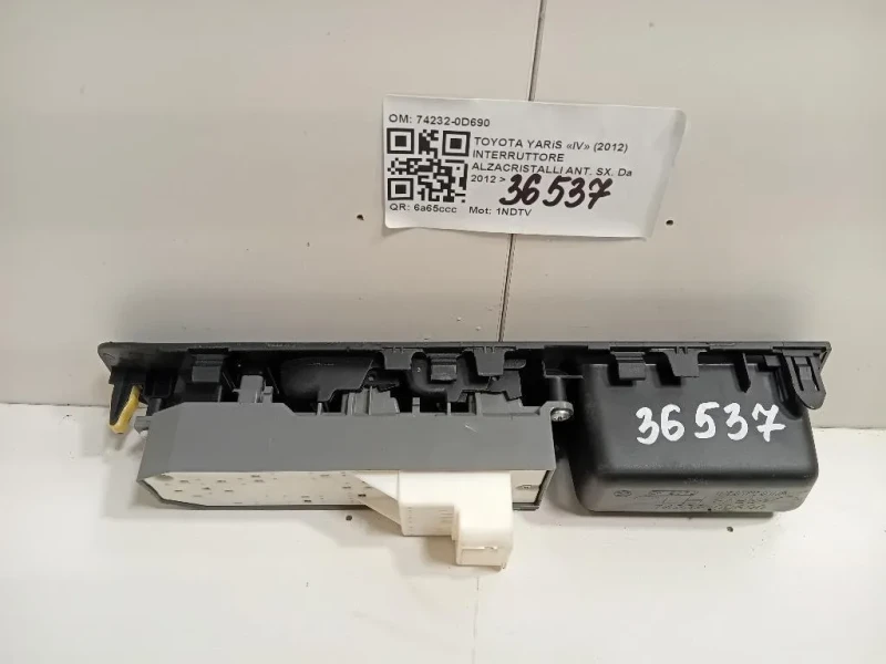 Interruttore Alzacristalli ANT SX 74232-0D690 Toyota Yaris IV 2012