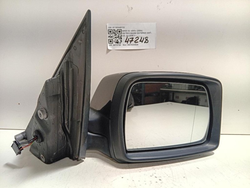 Retrovisore Esterno ANT DX 51163448132 Bmw X3 E83 2004