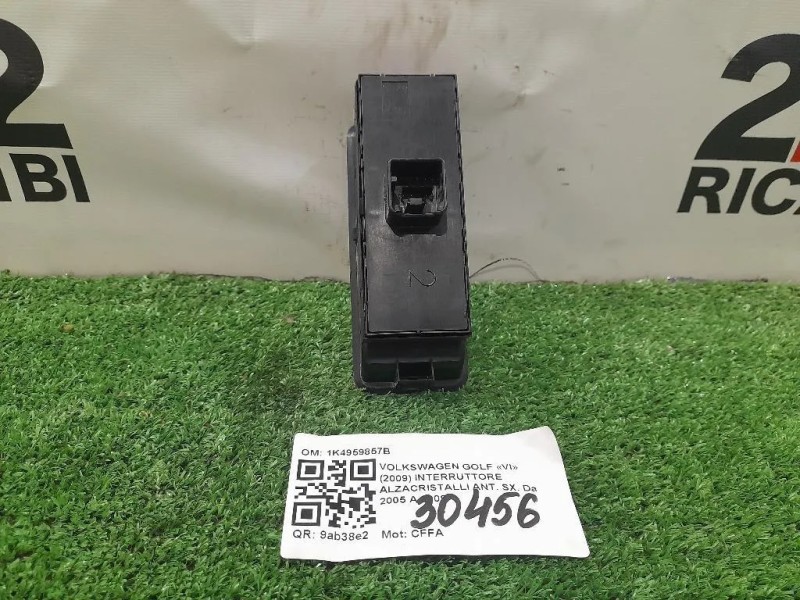 Interruttore Alzacristalli ANT SX 1K4959857B Volkswagen GOLF VI 2009