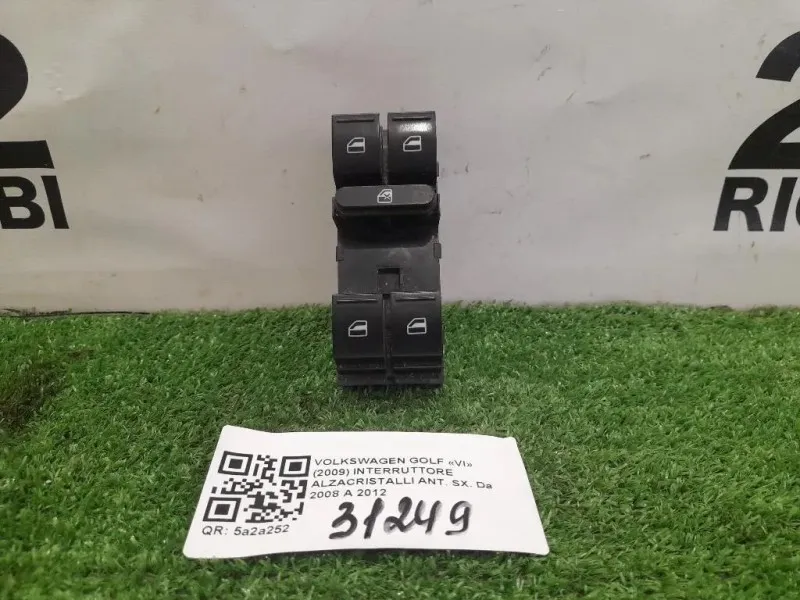Interruttore Alzacristalli ANT SX 1K3959857BREH Volkswagen GOLF VI 2009