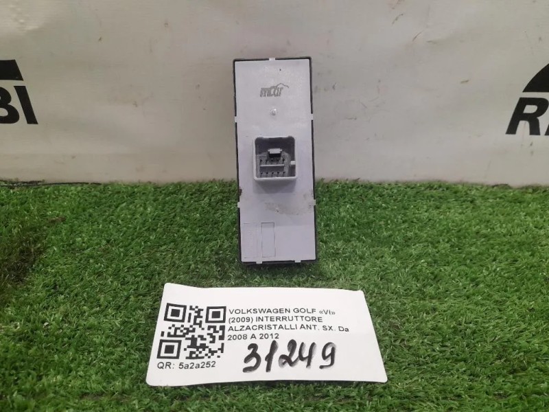 Interruttore Alzacristalli ANT SX 1K3959857BREH Volkswagen GOLF VI 2009