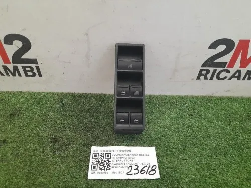 Interruttore Alzacristalli ANT SX 1Y1959527B 1Y1959851B Volkswagen NEW Beetle I Cabrio 2002