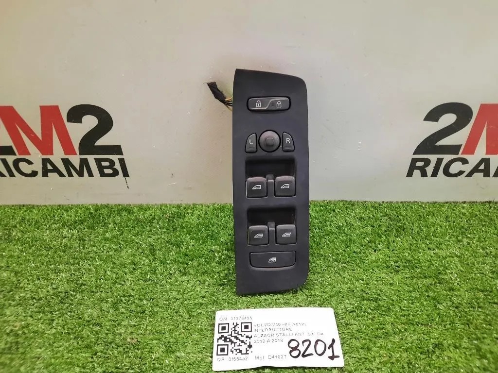 Interruttore Alzacristalli ANT SX 31376495 Volvo V40 II 2012