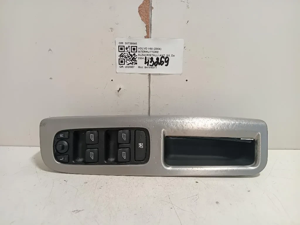Interruttore Alzacristalli ANT SX 30739846 Volvo V50 2004