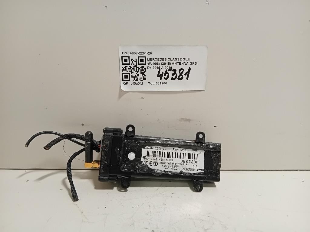 Antenna GPS 4907-2201-26 Mercedes Classe GLE W166 2015