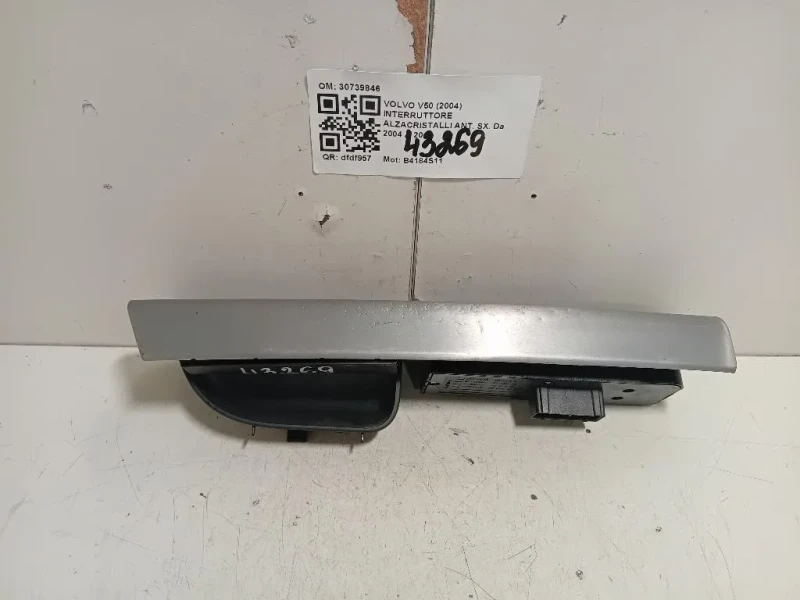Interruttore Alzacristalli ANT SX 30739846 Volvo V50 2004