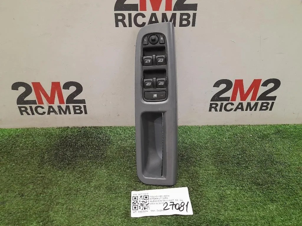 Interruttore Alzacristalli ANT SX 30773210 Volvo V50 2004