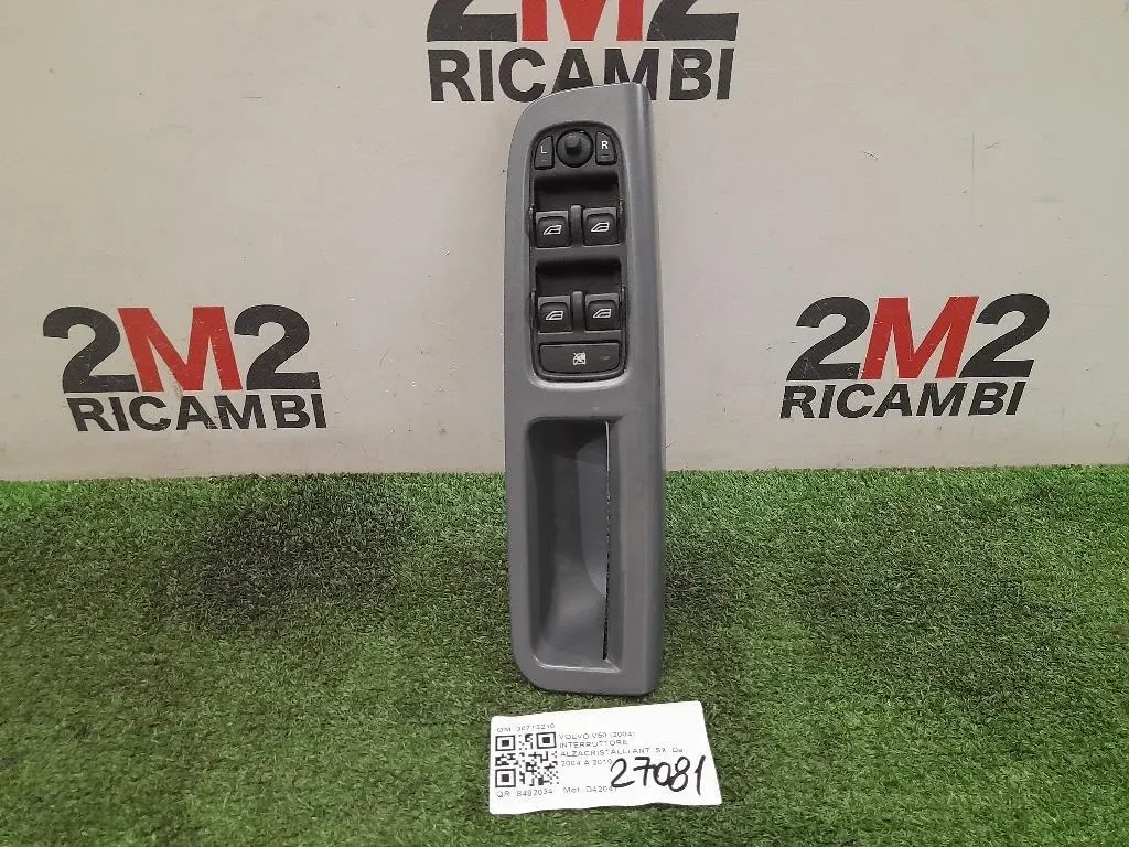 Interruttore Alzacristalli ANT SX 30773210 Volvo V50 2004