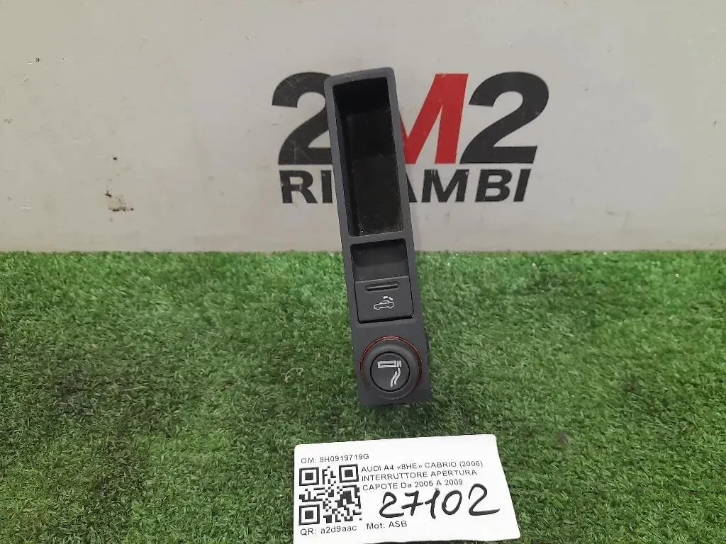 Interruttore Apertura Capote 8H0919719G Audi A4 8HE Cabrio 2006